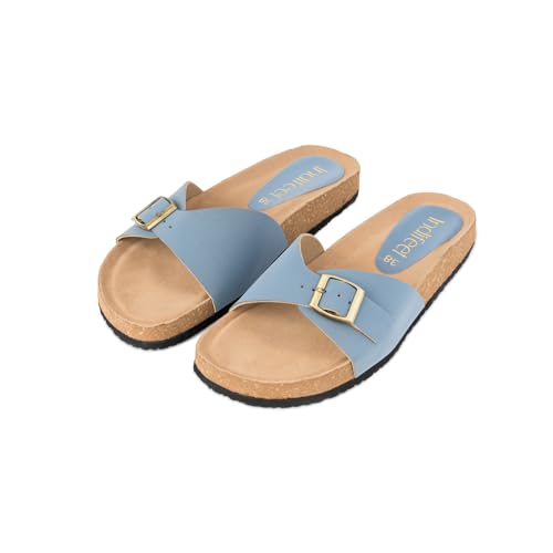 Image of Indifeet Daily Use Stylish Buckle Casual Cork Sandals for Women