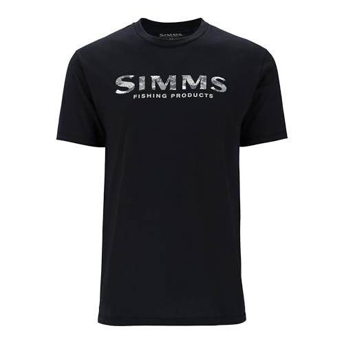 Simms Mens Shroud Fill Logo T-Shirt