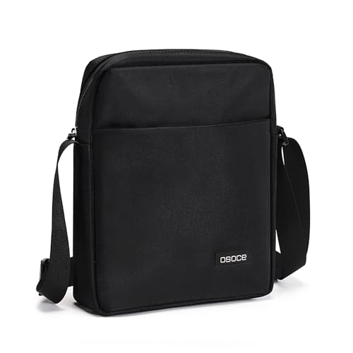 OSOCE Messenger Bag, Crossbody Bag Shoulder Bag for Men Water Resistant Man Bag Man Purse for Business Office, S