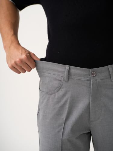 Image of The Pant Project Relaxed Fit Korean Pintuck Pants for Men | Stylish Relax Fit Men's Wear Trousers for Office or Party | Mens Fashion Dress Trouser Pant