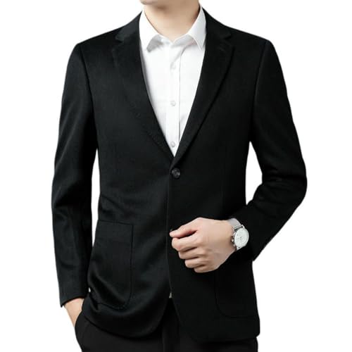 Veste courte homme double face cachemire luxe blazer en laine d'automne