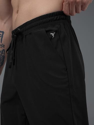 Image of TECHNOSPORT Men's Regular Fit Solid Jogger Pant with Duracool+ for Training, Running & Gym