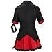 Hemixush Saya Kisaragi Cosplay Costume Anime School Outfits Cool JK Suit Halloween Party Uniform (XX-Large) Black