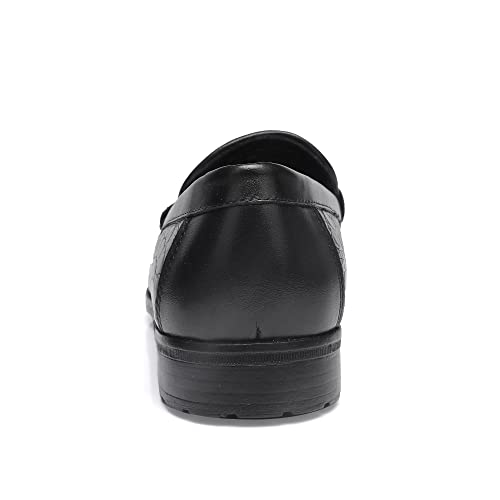 Image of Premium Dress Shoes for Men, Classic Alligator Printed Business Leather Dress Slip on Loafer Shoes for Mens