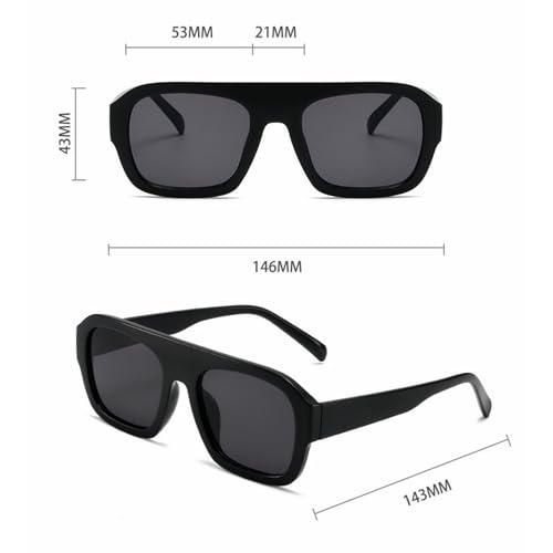 laureles Vintage Square Gradient Sunglasses Women Fashion Pilot Sun Glasses Men Shades Outdoor Travel L173