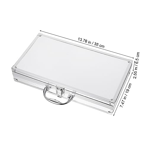 Aluminum Tool Box Portable Carrying Case Reinforced Corners for Secure Storage Lightweight Design Materials for Tools and Documents2