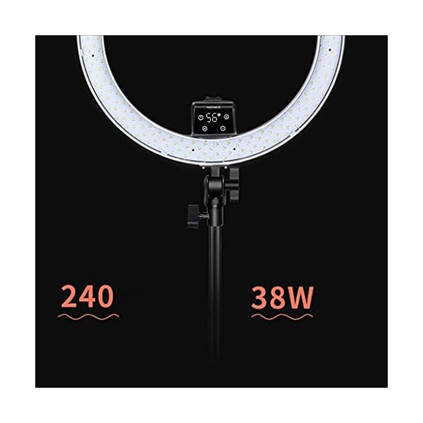 FACAZ Ringlicht-Stativ, 16-Zoll-Wireless-Fernbedienung USB aufladbares Selfie-Ringlicht 3 Lichtmodi Einstellbare… – Bild 3