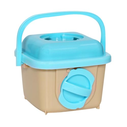 VERDANVERSE Kleintier transportbox aus Robustem Kunststoff Atmungsaktiv Sicher und Komfortabel für Hamster Meerschweinchen Chinchilla und Andere Kleine Haustiere Tragbar Farbe Zufällige Farbe