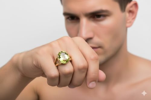 Image of 55Carat Choose Your Color Genuine Stone Ring 18K Gold Plated Oval Handmade Jewellery for Gift Sizes 4-13