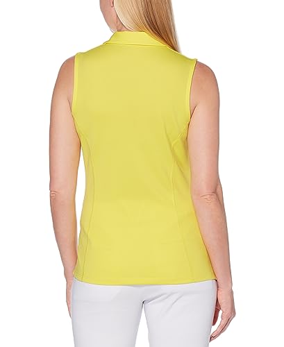 Image of PGA Tour Women's Petite Airflux Sleeveless Polos