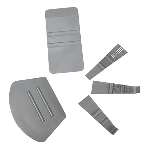 KICHOUSE Car Window Squeegee 5 Pcs Car Vinyl Scrapers Abs Plastic Scraper Tool Safe Easy Bubble- Installation