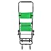 Manual Lift Stair Chair, 350LBS Portable Folding Evacuation Chair with 4 Wheels, Lightweight Emergency Rescue Chair for Fire Incidents, Ambulances and Hospitals (Green)