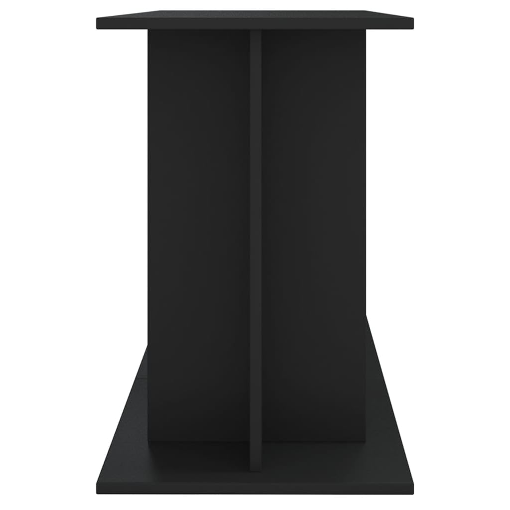 ADWOA Soporte para Acuario Madera de ingeniería Negro 120x40x60 cm Acuario Grande