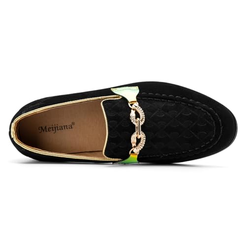 Meijiana Boys' Formal Dress Slip-On Loafers - Tuxedo Shoe for Baby Dress Shoes3