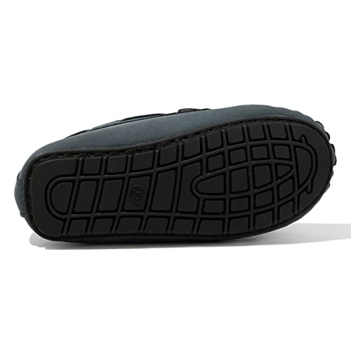 Kannior Boys Girls Leather Loafers Slip-On Texture Flats Boat Dress Moccasin Schooling Daily Walking Shoes thumb #3