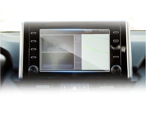 Protection d'écran pour RAV4 2019-2022 film verre trempé tactile GPS 7 pouces