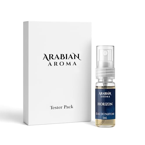 Image of Arabian Aroma Horizon Men's Perfume | Fresh and Long-Lasting Fragrance | Refreshing fragrance for men | Eau De Perfume | Long Lasting Perfumes for Men (5 ml)