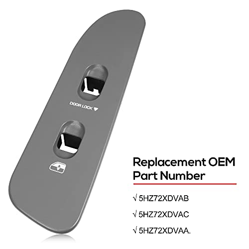image for BASIKER Window Switch Cover, Passenger Side Door Switch Panel Bezel Tr