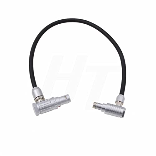 Cable de 10 pines en ángulo recto para conectar motor Preston a cámaras de cine 3