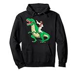 Jesus Riding Dinosaur Funny Parody Tyrannosaurus Rex T-Rex Pullover Hoodie