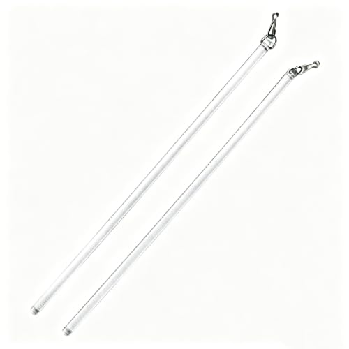 YANGYIXIN 17 Clear Curtain Pull Rods 2-Pack A Clear Curtain Pull Wand