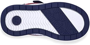 Stride Rite Boy's M2P Harbor Sneaker, White/Navy, 2 Little Kid | Image 1