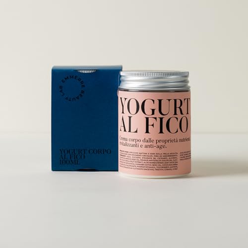 MR Beautylab - Yogur corporal de higo 100 ml Crema corporal, textura ligera y de rápida absorción, ácido hialurónico, aceite de almendras, coco, vit. E, nutritiva y calmante