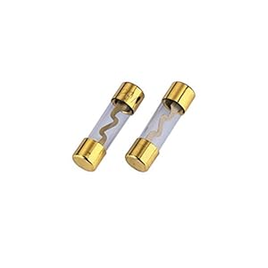 Hama Glassicherung 60A, 2 Stück, vergoldet