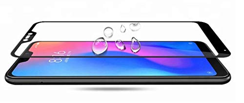 Image of DD SON Tempered Glass Screen Protector Compatible for Redmi 6 pro (2018) (11D) with Edge to Edge Coverage and Easy Installation kit,Black