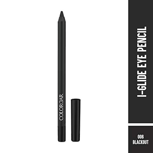 Image of Colorbar I-Glide Eye Pencil, Blackout 1.1g Glossy Finish | Intense high-gloss finish | Waterproof | Lasts upto 8 hours (Pack of 2)