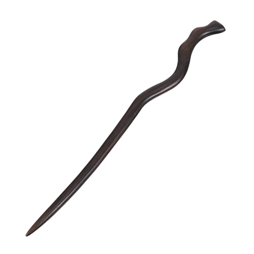 ELAYARD 古典黒檀木髪箸 ヴィンテージ髪飾り シンプルデザイン 女性用漢服ヘアスティック パーティーや結婚式に