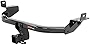 CURT 13172 Class 3 Trailer Hitch, 2-Inch Receiver, Compatible with Select Jeep Cherokee KL , Black