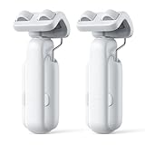 2025 Automatic Curtain Opener 3 Rod, Bluetooth Remote Control Smart Curtain, WiFi & App Control, Add Hub to Compatible with Alexa, Google Home, HomeKit (2025 Curtain Opener*2)
