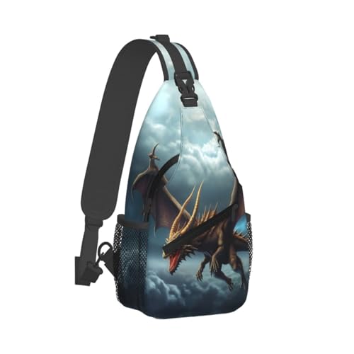 Mochila tipo sling negra para uso urbano y outdoor miniatura 1