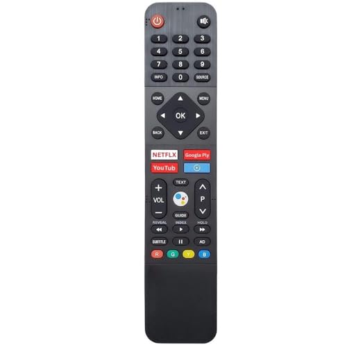 Image of Compatible with Motorola TV Remote Control Suitable for Smart 4K LED UHD OLED Android Television Non Voice Command with Streaming Apps - Match Keys Exactly with Existing Remote Controller