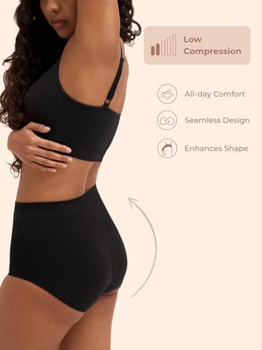 Image of UNDERNEAT Womens High-Waist Brief | Tummy Control Shaper Brief | All Day Shaping and Comfort| Tummy Tucker Panties for Women | Seamless Shapewear Bodyshaper