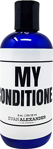 Evan Alexander Grooming MY Conditioner - Supports Hair Growth and Nourishes the Scalp with Peppermint Oil Tea Tree Oil Organic Aloe Vera - Vegan - 8 oz - Great Scent
