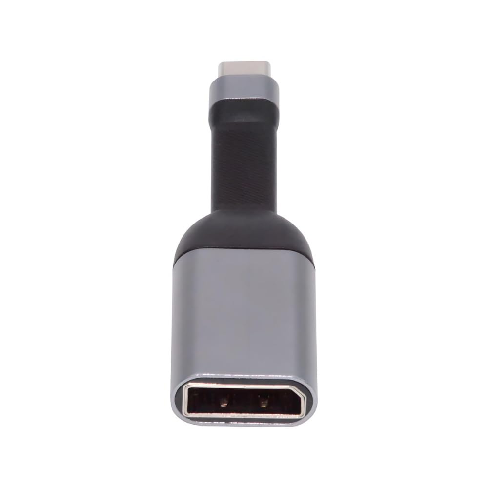 cablecc 4K 60hz USB-C Source to Displayport Sink HDTV Adapter Ultra Slim Flat Cable 1080p for Laptop Tablet Phone