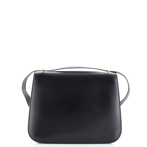Saint Laurent, Pre-Loved Spontini Saddle Bag Leather Medium, Black3