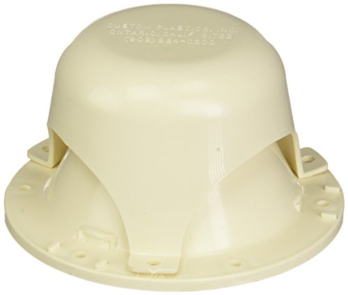 Custom Plastics 41 Colonial White Plumbing Vent