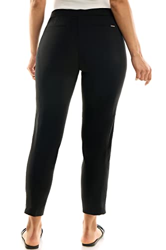 Zac & Rachel Women's Pull on Ankle Pant with Metal Studs3