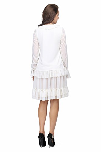 Image of Women Georgette A-Line Knee-Length Casual Dress