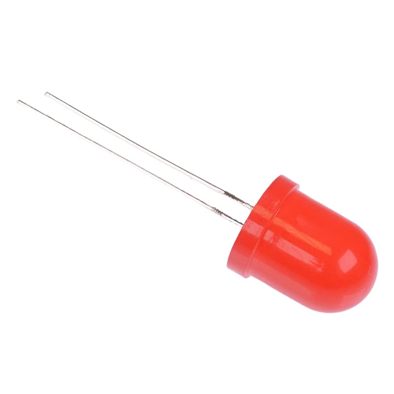 10-Pack Of 5mm Bi-Color Red/Green Diffused LEDs - 2-Pin, 60° Viewing Angle, 25mA 4 thumbnail image