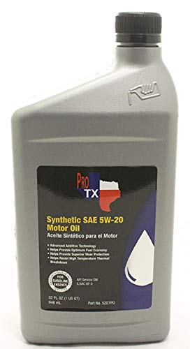 Aceite motor sintético 5W-20 Texas Performance Oil 32 oz