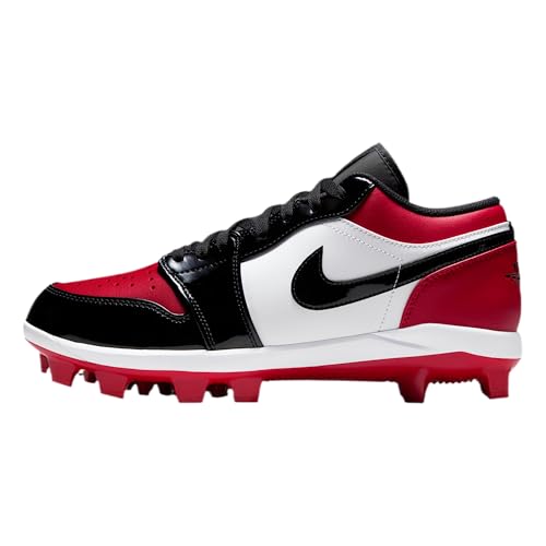 Jordan 1 Retro MCS Low Men's Baseball Cleats (Gym Red/White/Black) Size 9.5 - image 1