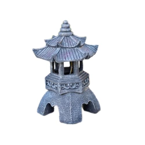 Lanterne japonaise en pierre pour baliser une allée sombre sans travaux - 6