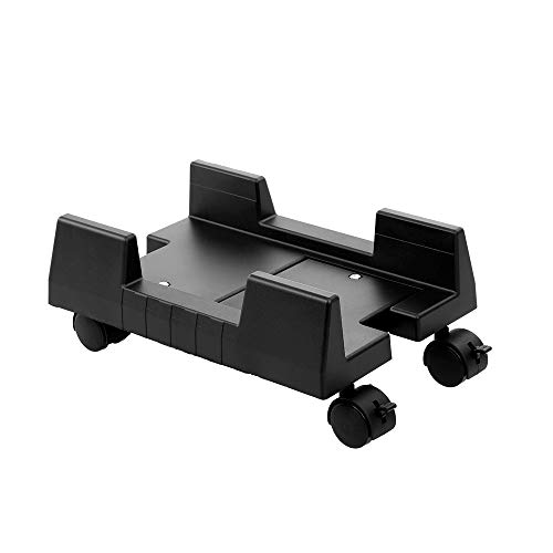 Docooler Supporto per Torre per PC Desktop Mobile Regolabile con Ruote da Pavimento con Ruote Regolabili