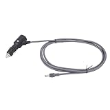 Generic 長方形衛星DC電源ケーブル、電圧計付きボート用プラグ – ミニディッシュアンテナ対応 for 12V-24V車両、ダブルポート独立出力、USB超高速充電対応