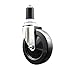 Service Caster Brand 5 Inch 316 Stainless Steel Light Duty Expanding Stem Caster Wheel Soft Rubber Wheel and 1-1/2? Stem ? 275lbs./Caster ? Swivel Caster