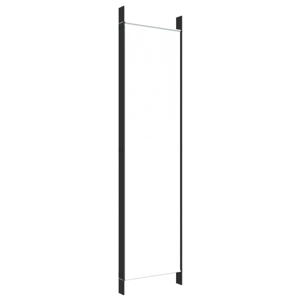 Biombo de 5 paneles, blanco, 250x200 cm, de tela, separador de espacio, divisor de habitación moderno, para interiores, balcón, protección de la vista, terraza, área privada, vestidor, para